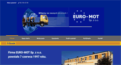 Desktop Screenshot of euro-mot.pl