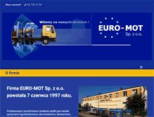 Tablet Screenshot of euro-mot.pl